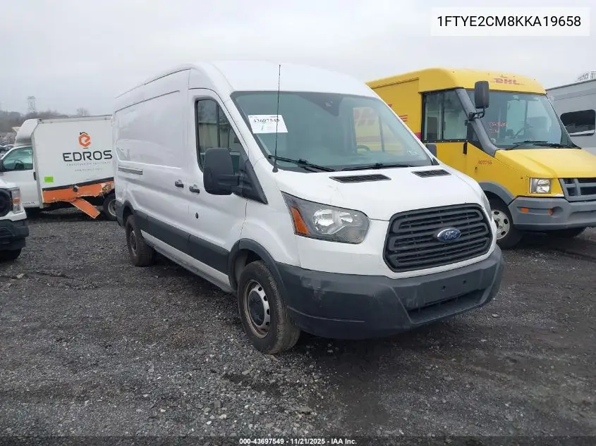 1FTYE2CM8KKA19658 2019 Ford Transit-150