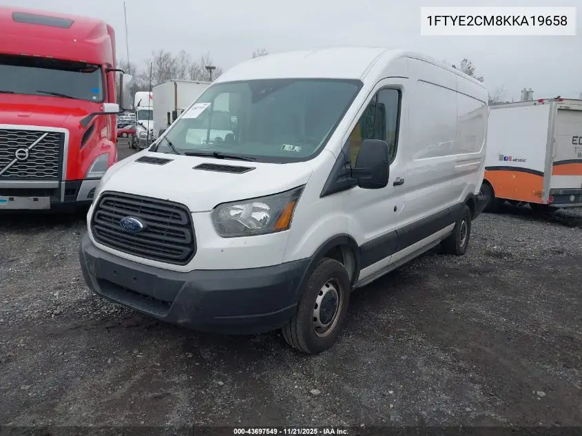 1FTYE2CM8KKA19658 2019 Ford Transit-150
