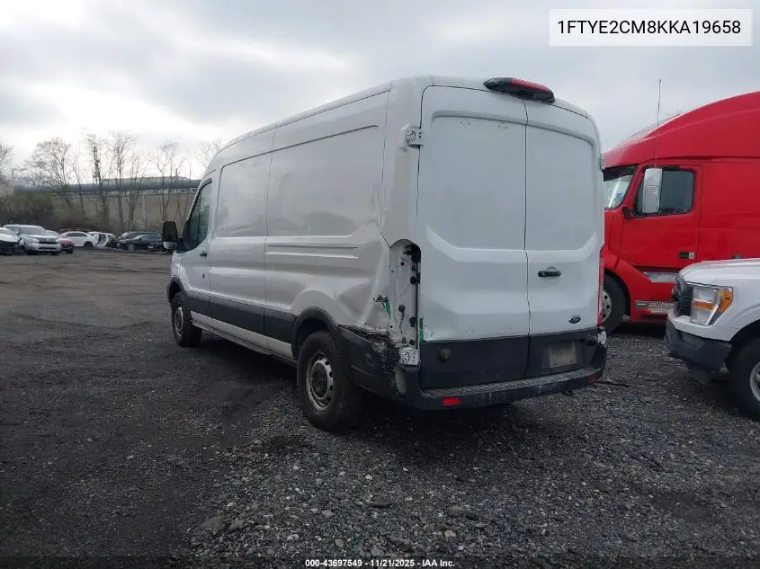 1FTYE2CM8KKA19658 2019 Ford Transit-150