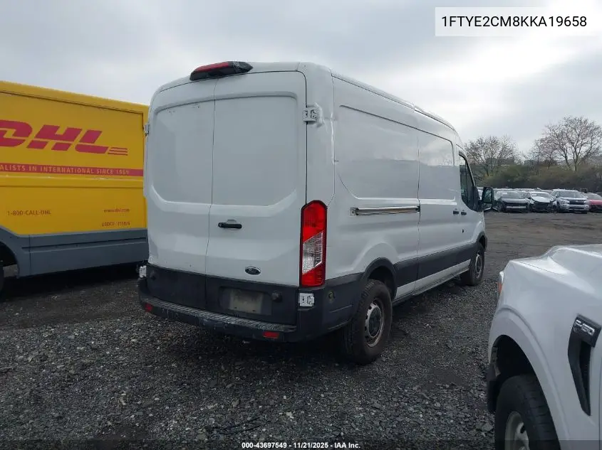 1FTYE2CM8KKA19658 2019 Ford Transit-150