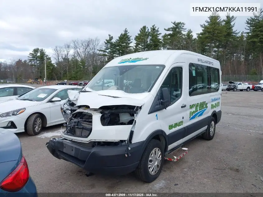 1FMZK1CM7KKA11991 2019 Ford Transit-150 Xl