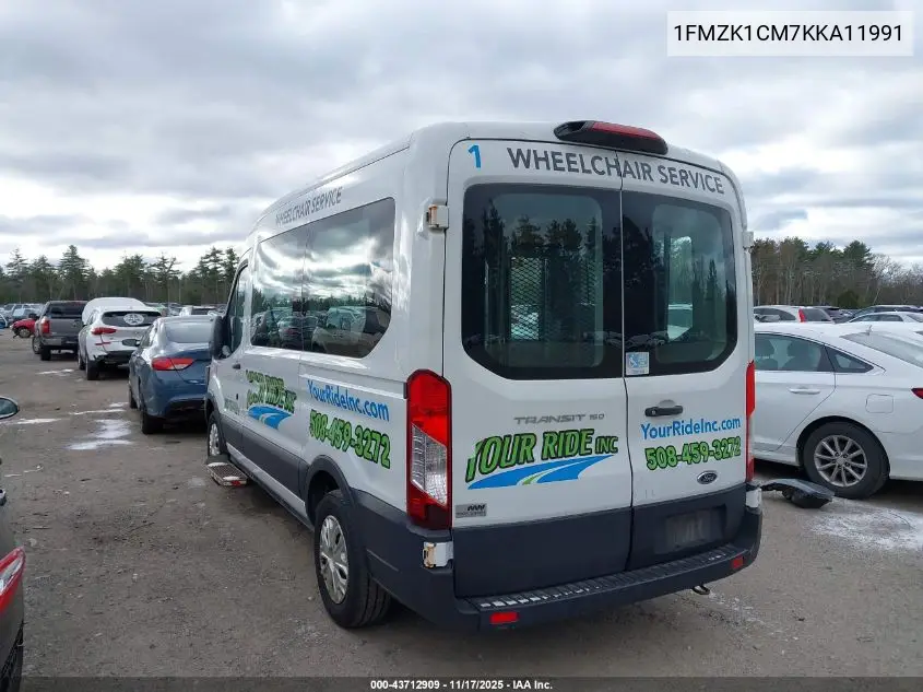 1FMZK1CM7KKA11991 2019 Ford Transit-150 Xl