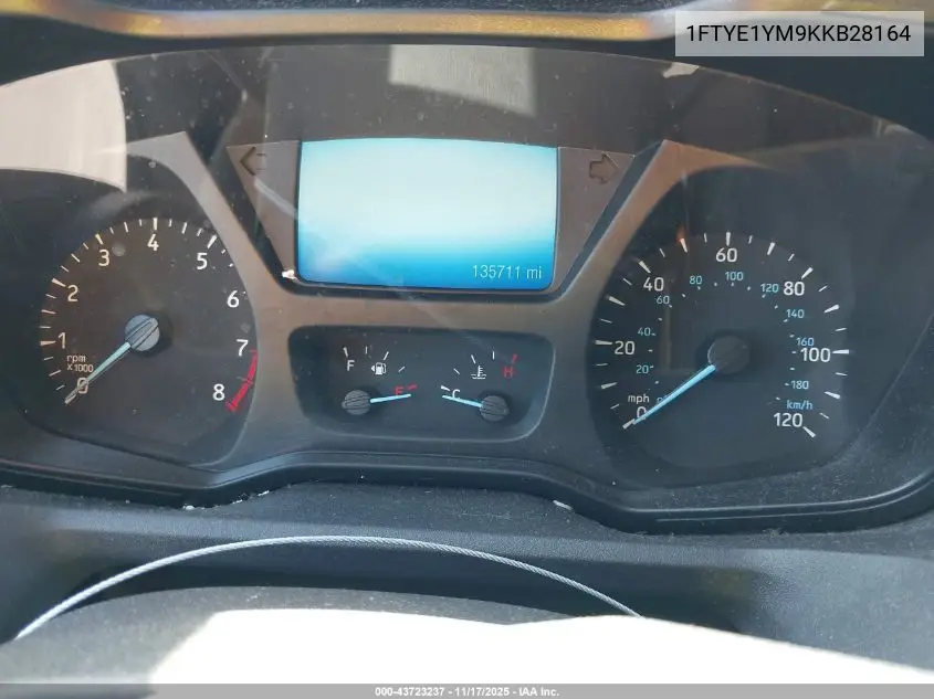 1FTYE1YM9KKB28164 2019 Ford Transit-150