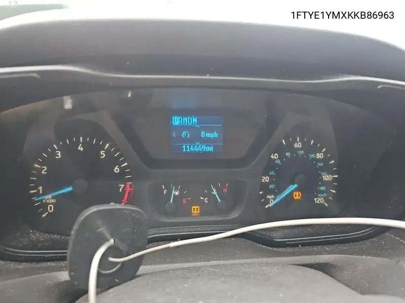 1FTYE1YMXKKB86963 2019 Ford Transit-150