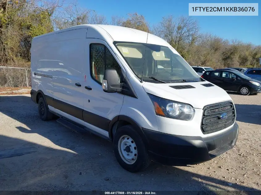 1FTYE2CM1KKB36076 2019 Ford Transit-150