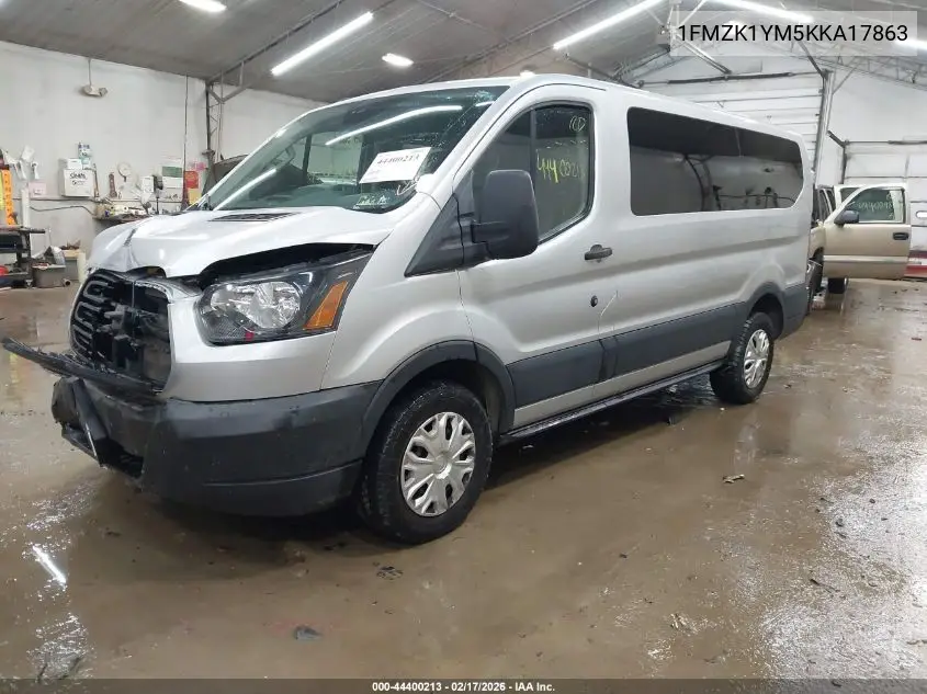 1FMZK1YM5KKA17863 2019 Ford Transit-150 Xl