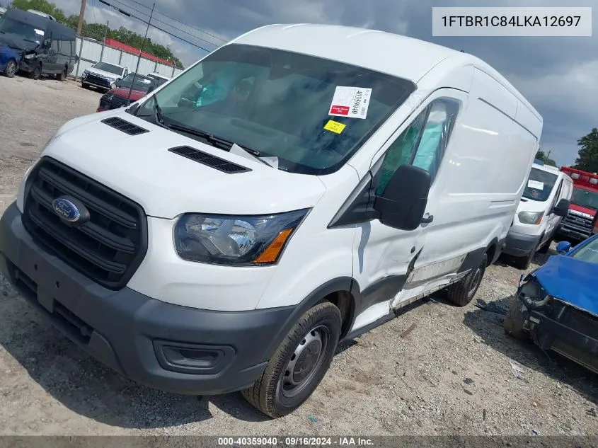 2020 Ford Transit-250 VIN: 1FTBR1C84LKA12697 Lot: 40359040