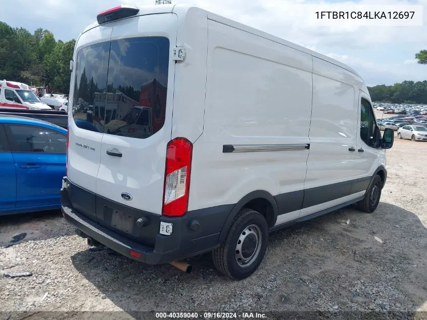 2020 Ford Transit-250 VIN: 1FTBR1C84LKA12697 Lot: 40359040