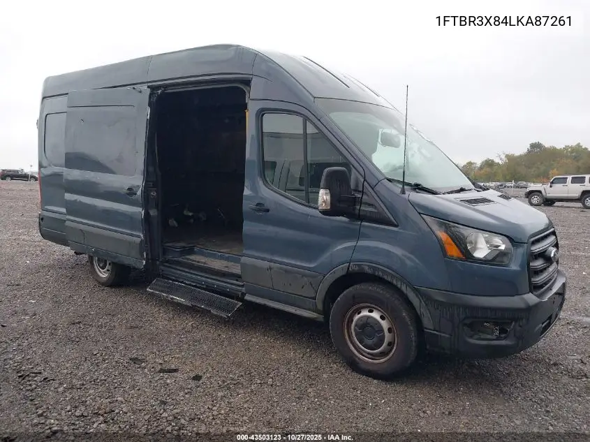 2020 Ford Transit-250 Cargo Van VIN: 1FTBR3X84LKA87261 Lot: 43503123