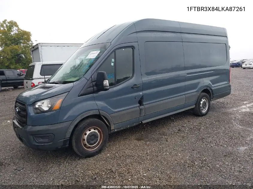 2020 Ford Transit-250 Cargo Van VIN: 1FTBR3X84LKA87261 Lot: 43503123