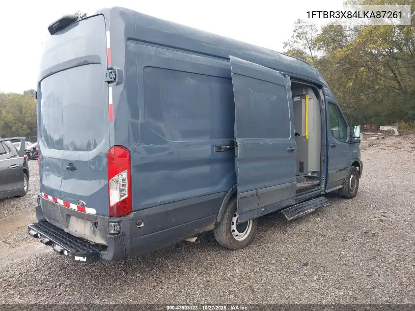 2020 Ford Transit-250 Cargo Van VIN: 1FTBR3X84LKA87261 Lot: 43503123