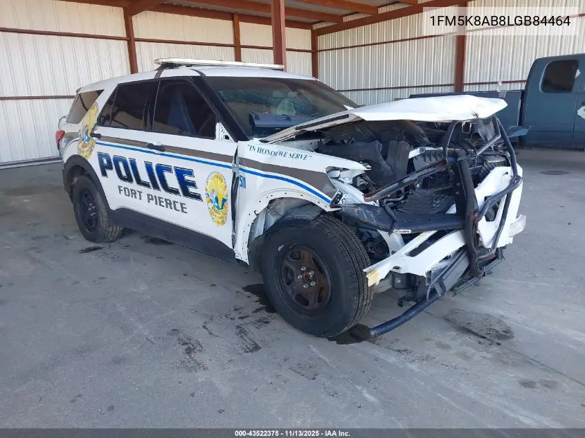 1FM5K8AB8LGB84464 2020 Ford Police Interceptor Utility