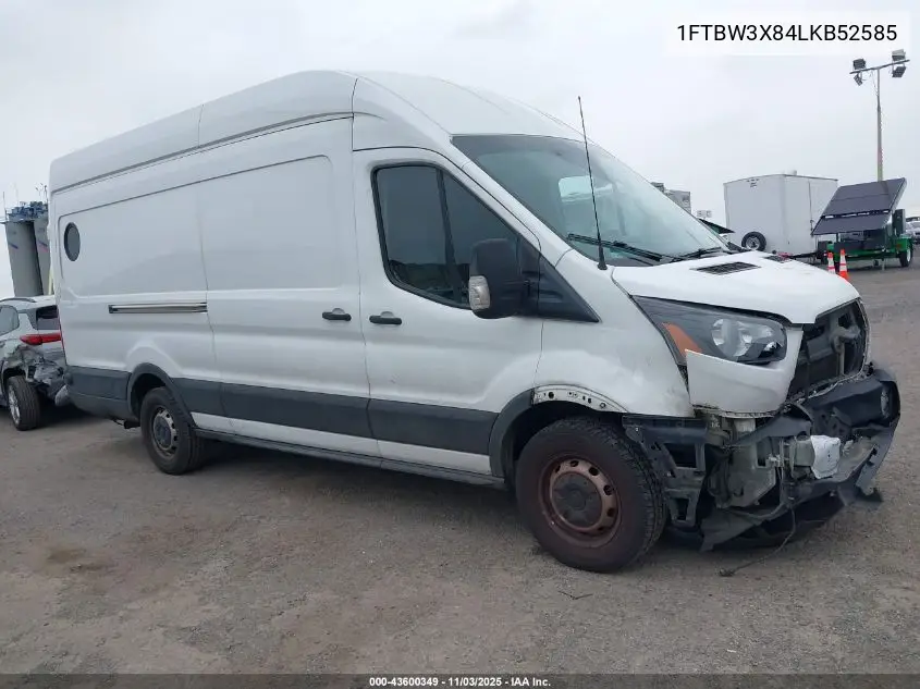 1FTBW3X84LKB52585 2020 Ford Transit-350 Cargo Van