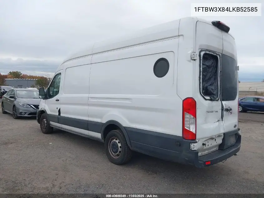 1FTBW3X84LKB52585 2020 Ford Transit-350 Cargo Van