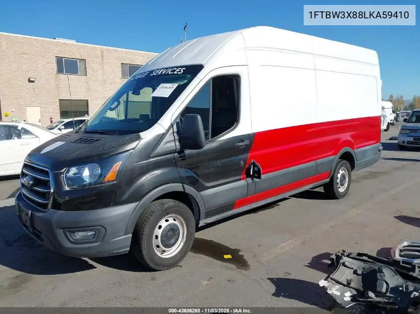 1FTBW3X88LKA59410 2020 Ford Transit-350 Cargo Van