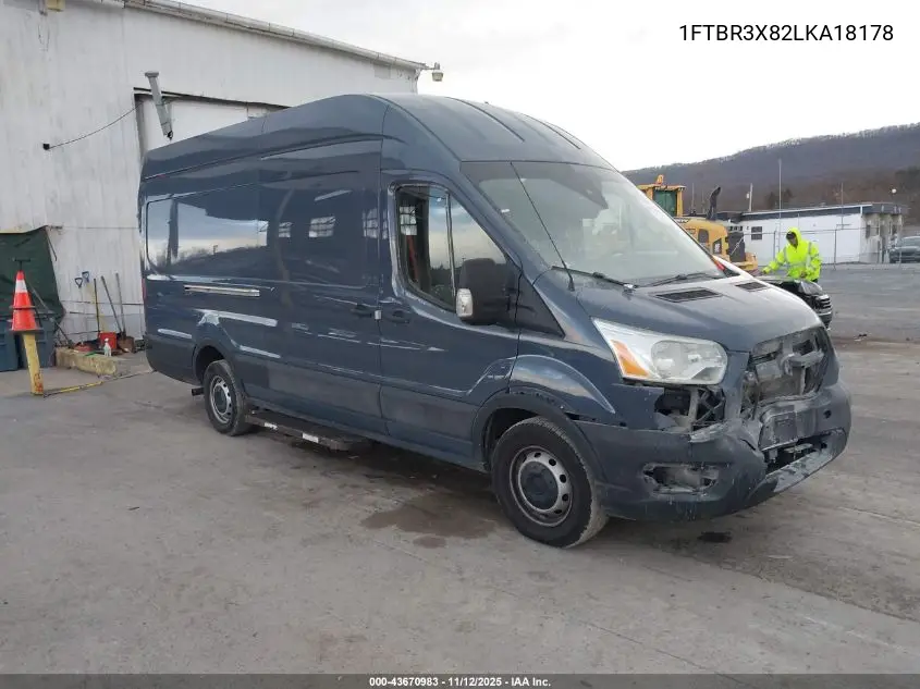 1FTBR3X82LKA18178 2020 Ford Transit-250 Cargo Van