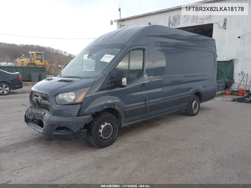 1FTBR3X82LKA18178 2020 Ford Transit-250 Cargo Van