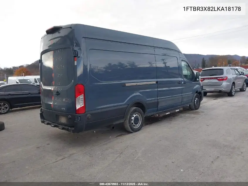 1FTBR3X82LKA18178 2020 Ford Transit-250 Cargo Van