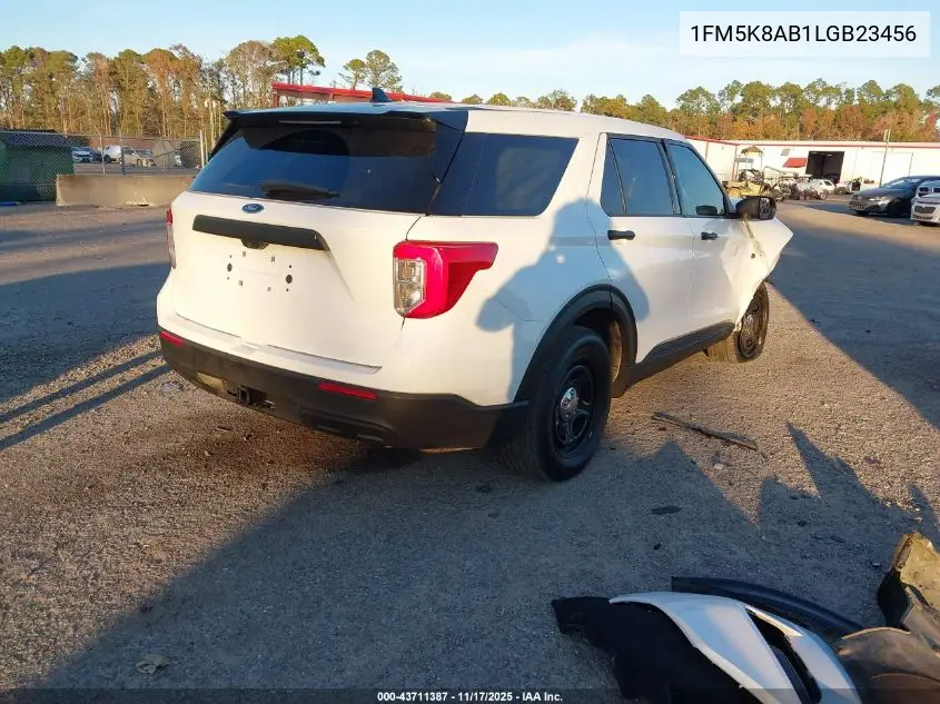 1FM5K8AB1LGB23456 2020 Ford Police Interceptor Utility