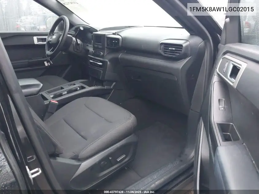 1FM5K8AW1LGC02015 2020 Ford Police Interceptor Utility