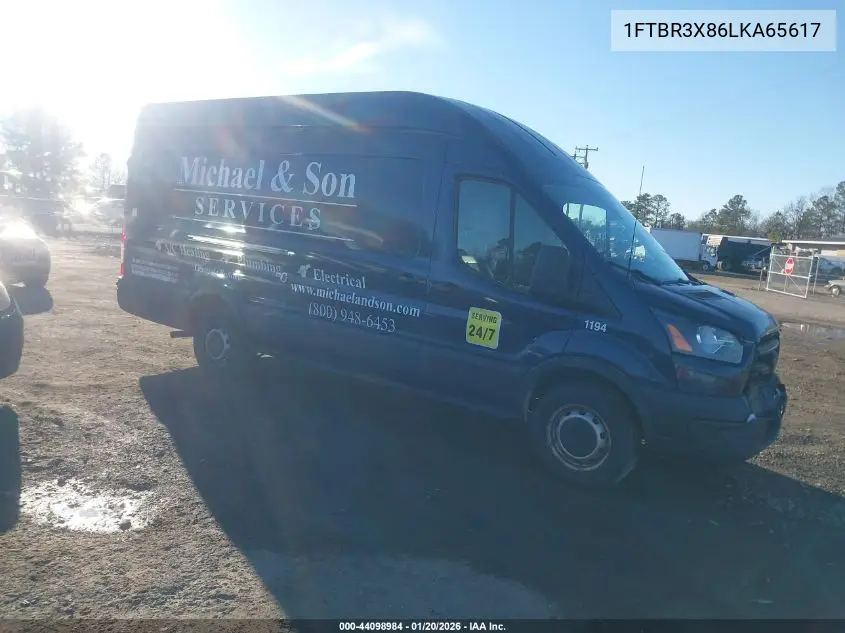 1FTBR3X86LKA65617 2020 Ford Transit-250 Cargo Van