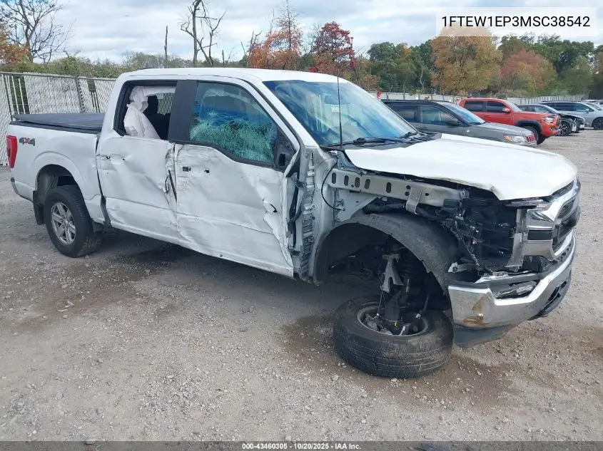 1FTEW1EP3MFC38542 2021 Ford F150 Supercrew