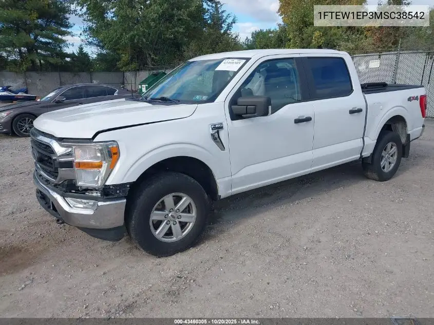 1FTEW1EP3MFC38542 2021 Ford F150 Supercrew