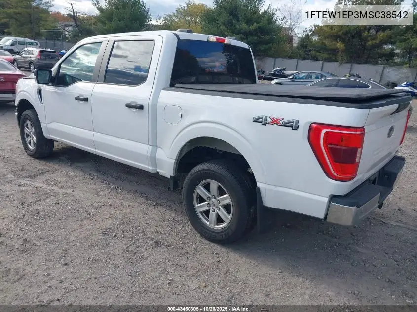 1FTEW1EP3MFC38542 2021 Ford F150 Supercrew