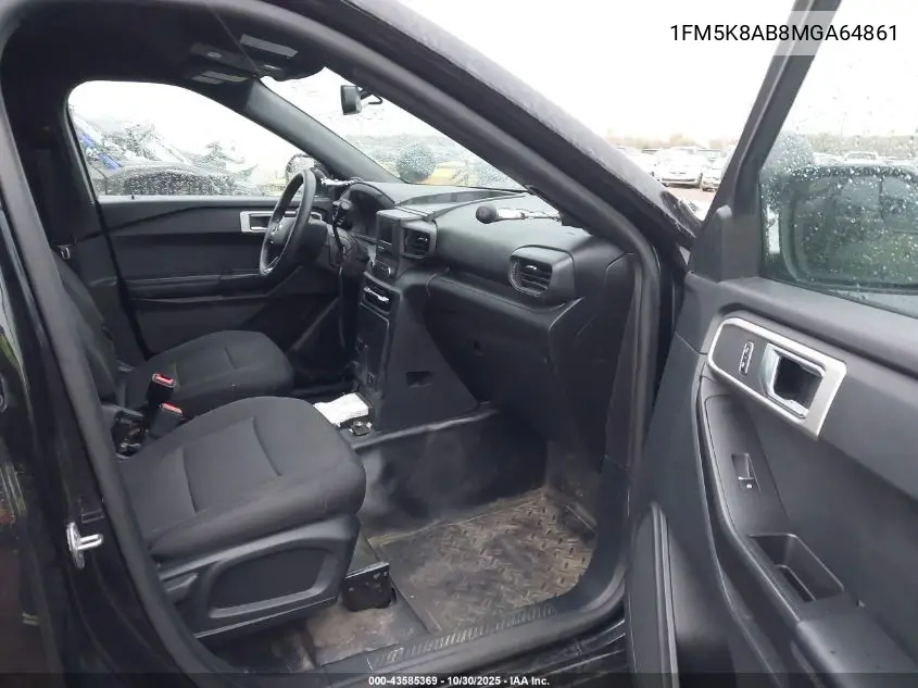 1FM5K8AB8MGA64861 2021 Ford Police Interceptor Utility
