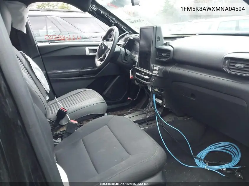 1FM5K8AWXMNA04594 2021 Ford Police Interceptor Utility