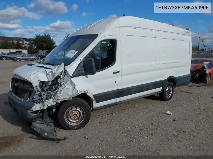 1FTBW3X87MKA60906 2021 Ford Transit-350 Cargo Van