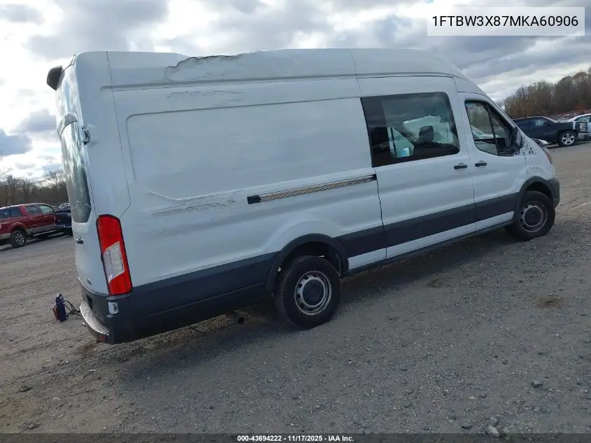 1FTBW3X87MKA60906 2021 Ford Transit-350 Cargo Van
