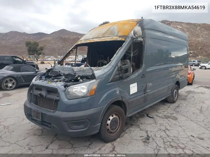 1FTBR3X88MKA54619 2021 Ford Transit-250 Cargo Van