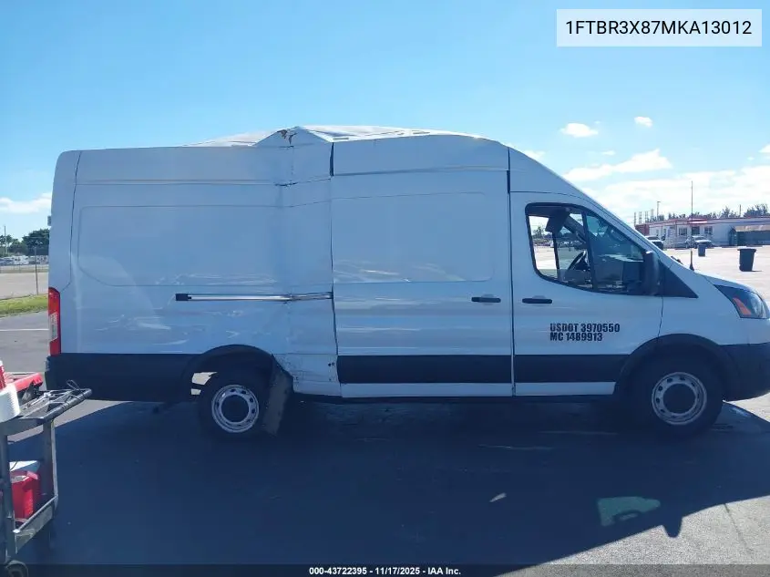 1FTBR3X87MKA13012 2021 Ford Transit-250 Cargo Van