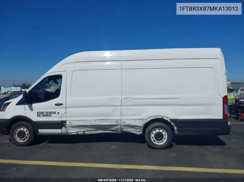 1FTBR3X87MKA13012 2021 Ford Transit-250 Cargo Van