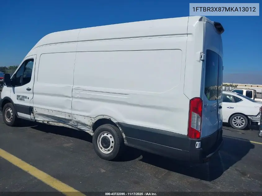1FTBR3X87MKA13012 2021 Ford Transit-250 Cargo Van