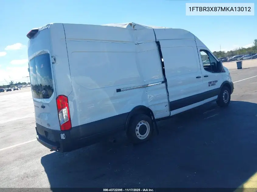 1FTBR3X87MKA13012 2021 Ford Transit-250 Cargo Van