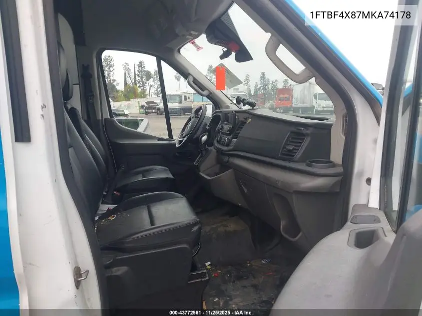 1FTBF4X87MKA74178 2021 Ford Transit-350 Cargo Van