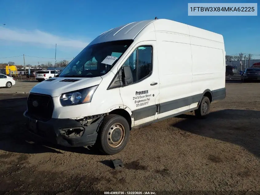 1FTBW3X84MKA62225 2021 Ford Transit-350 Cargo Van