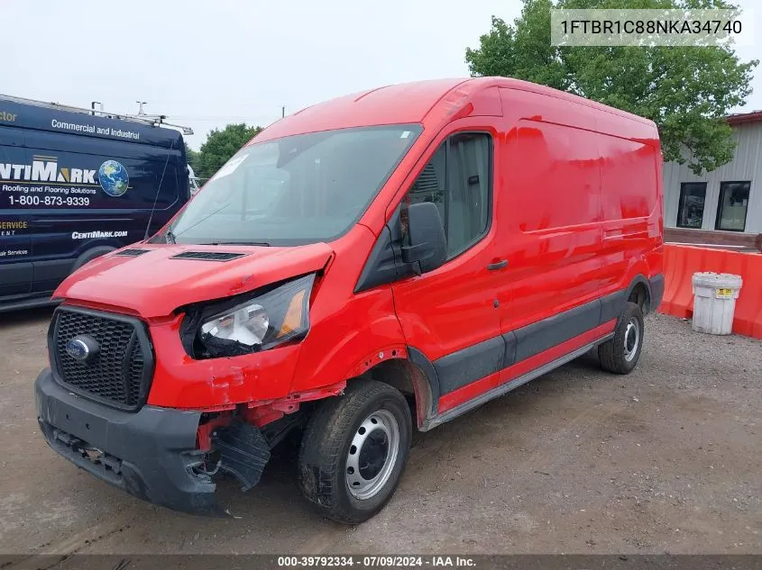 1FTBR1C88NKA34740 2022 Ford Transit-250