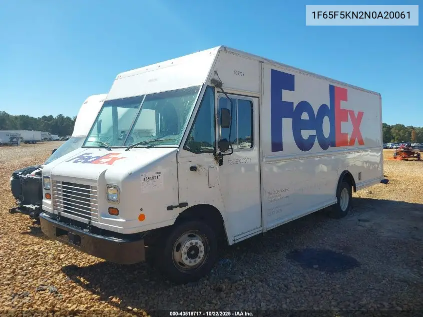 2022 Ford F-59 Commercial Stripped VIN: 1F65F5KN2N0A20061 Lot: 43518717