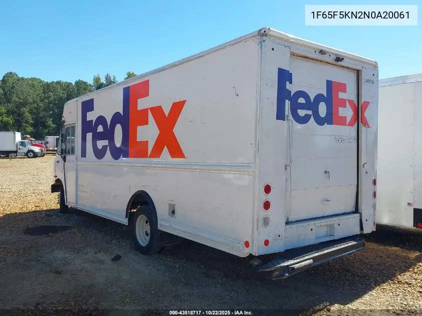 2022 Ford F-59 Commercial Stripped VIN: 1F65F5KN2N0A20061 Lot: 43518717