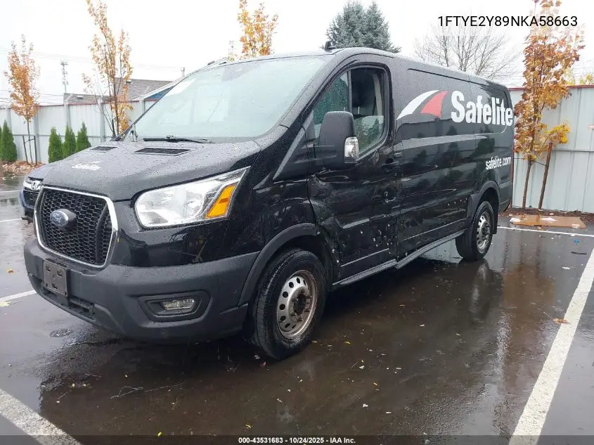 1FTYE2Y89NKA58663 2022 Ford Transit-150
