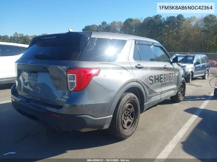 1FM5K8AB6NGC42364 2022 Ford Police Interceptor Utility