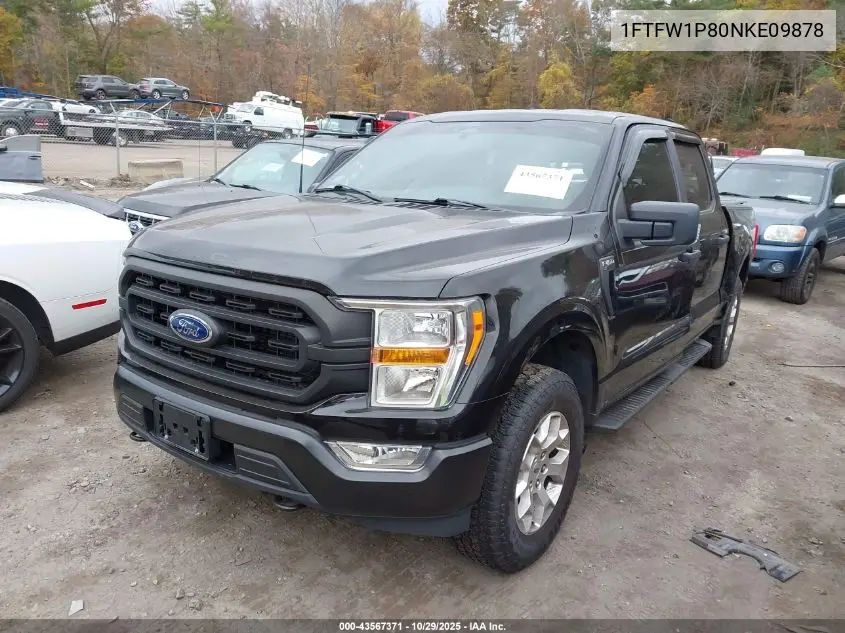1FTFW1P80NKE09878 2022 Ford F-150 Police Responder Xl