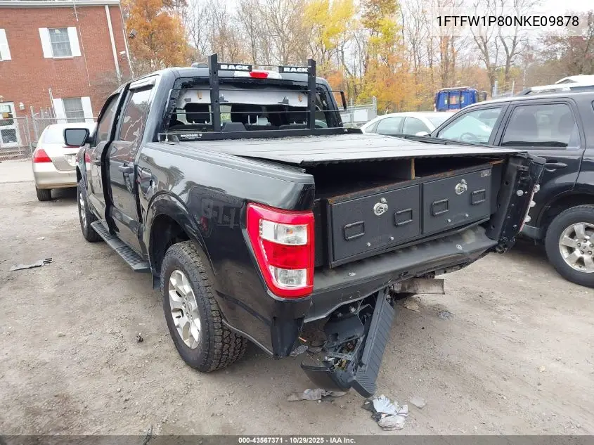 1FTFW1P80NKE09878 2022 Ford F-150 Police Responder Xl