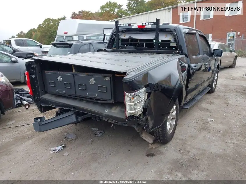 1FTFW1P80NKE09878 2022 Ford F-150 Police Responder Xl