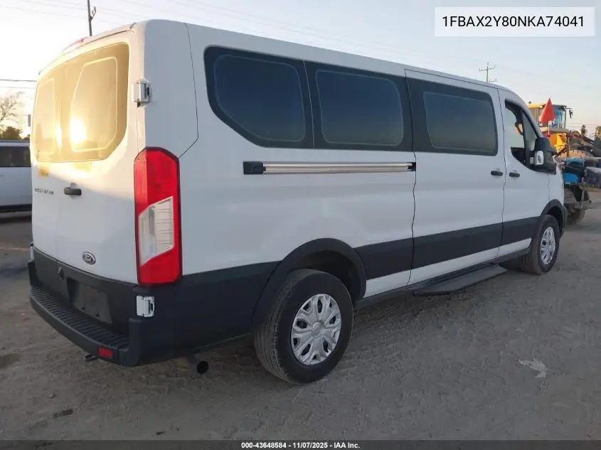 1FBAX2Y80NKA74041 2022 Ford Transit Passenger Xl
