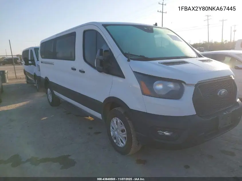1FBAX2Y80NKA67445 2022 Ford Transit Passenger Xl