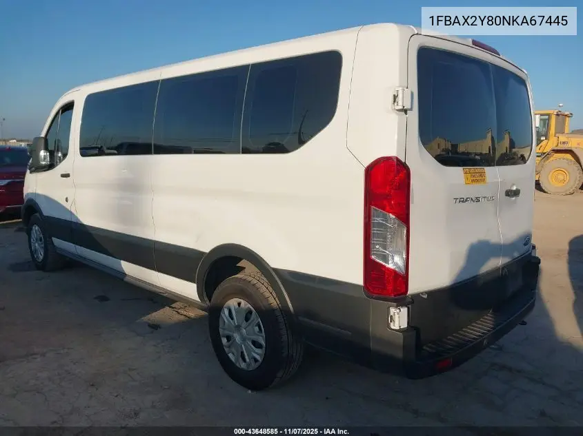 1FBAX2Y80NKA67445 2022 Ford Transit Passenger Xl
